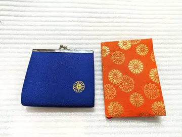 황궁 지갑 크레이프 원단 가마구치 (황궁 참관 기념)