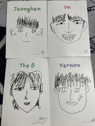 dicon SEVENTEEN 캐리커처 2019 스케줄 메모장