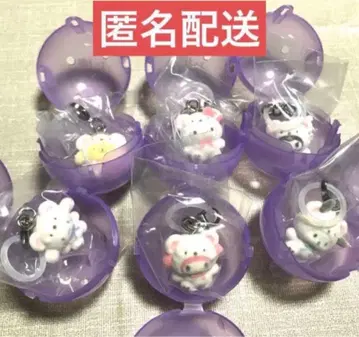 산리오 캐릭터즈 메지루시 액세서리 ~푹신푹신 스노우 전 6종 컴프 세트