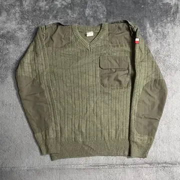 체코군 컴뱃 명령어 스웨터 울 밀리터리 국기 와펜