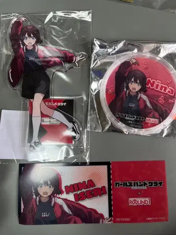 걸즈밴드클라이 라운드 원 ROUND1 이세리 진나 세트