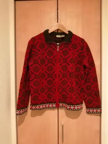 LLBean 엘엘빈 패턴 집업 가디건 빈티지 M