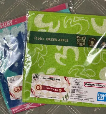 미세스 제일복권 Mrs. GREEN APPLE 타월 로고 안테나 G상