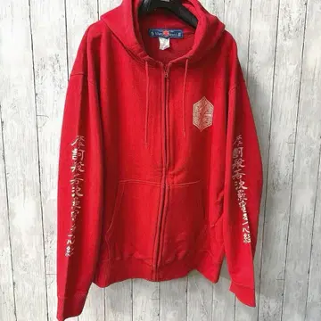 블랙미 Blackmeans 반야심경 야타가라스 지퍼 후드티 XL