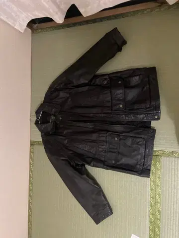 MAC HOPE 블랙 가죽 자켓 L