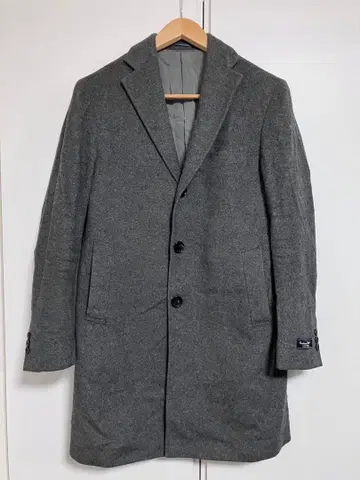 EDIFICE 에디피스의 캐시미어 혼방 체스터 코트 그레이 44 사이즈