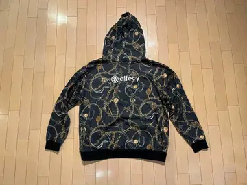 ellecy 체인 패턴 후드티