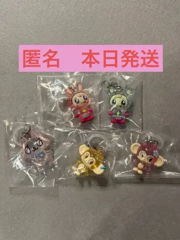 나루미야 캐릭터즈 메지루시 액세서리 5종 세트