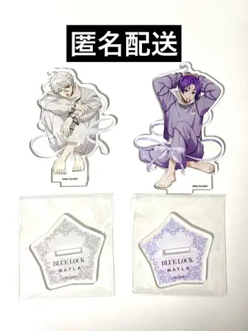 블루 록 아크릴 스탠드 나기 세이시로 미카게 레오