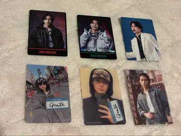 TravisJapan 마츠다 겐타 트레이딩 카드 6장 세트