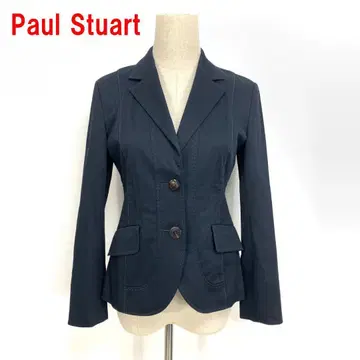 A6826 폴 스튜어트 테일러드 자켓 면 실크 네이비 4