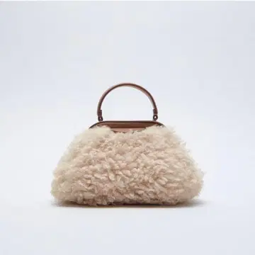 ZARA 자라 퍼 숄더백 핸드백
