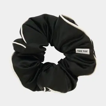 THETOE Plauen Satin Scrunchie 스크런치 블랙
