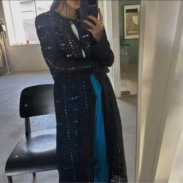 AMERIVINTAGE 2WAY GEOMETRICLACE LONGTOP