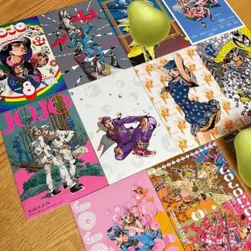 엽서 9매 세트 죠죠리온 울트라 점프 2021년 9월호 부록