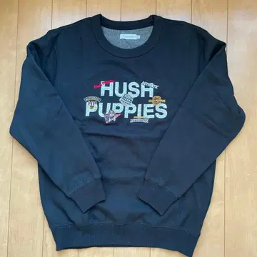 Hush Puppies 미사용 새상품 로고 프린트 트레이닝복 S 블랙