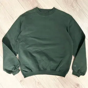 Champion 프리미엄 리버스 위브 맨투맨 그린 해외 S 사이즈