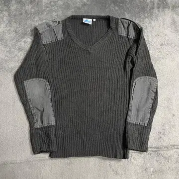 BLUE CASTLE 컴뱃 명령어 스웨터 니트 밀리터리