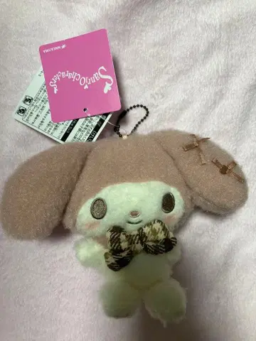 마이멜로디 홋카 체크 마스코트 2023 새상품 노스탤지어 탁한 색감