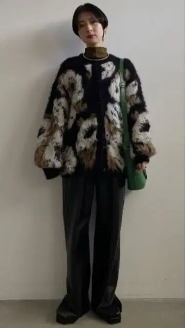 Ameri VERONICA JACQUARD KNIT CARDIGAN