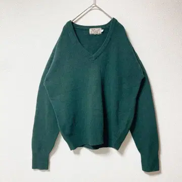 빈티지 c-boy y2k 니트 그린 남성용 구제 의류