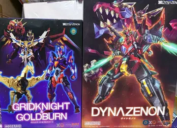 MODEROID 다이나제논, 골드번 & 그리드 나이트 세트 미조립품