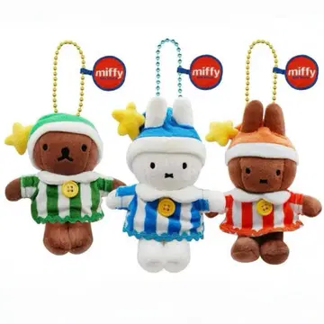 크리스마스 세일 미피 70주년 태국 한정판 봉제 인형 3종 세트
