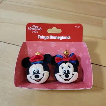 디즈니 미키 미니 반지 크리스마스 반지 머리끈 완판 레어