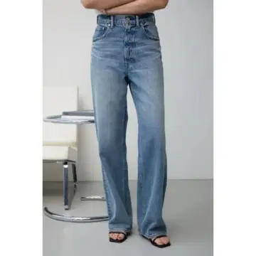 AZUL BY MOUSSY AZUL DENIM 하이웨스트 와이드 데님