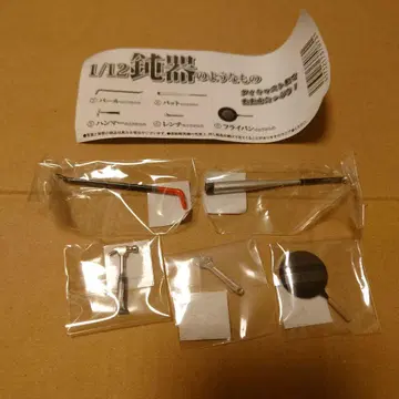 가챠가챠 1/12 둔기 같은 것 5종류 컴플리트 세트