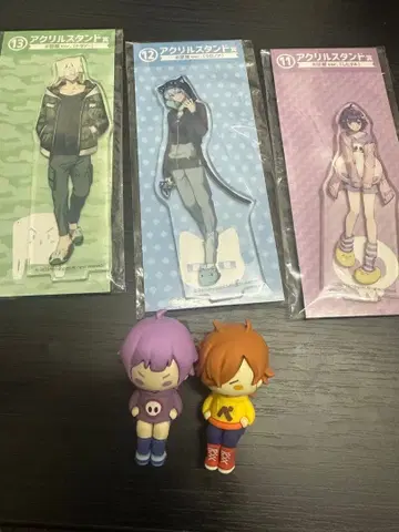 니치죠구미 엔터테인먼트 복권 아크릴 스탠드 인형 세트