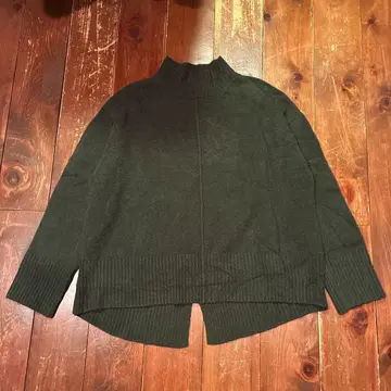 [ 로리즈팜 ] 다크 그린 니트 스웨터 프리 사이즈