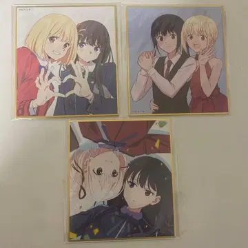 리코리스 리코일 전시 색지