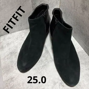[ 새상품급 ] fit fit 핏핏 사이드 지퍼 부츠 25.0 블랙