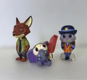 주토피아 나라붕데스 주디 닉 조피닉 세트