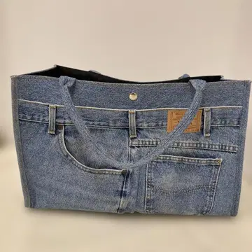 데님 토트백