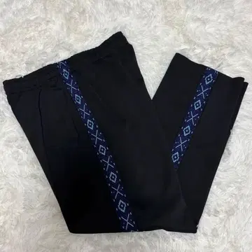 Cheers 치어스 트랙 팬츠 저지 사이드 라인 블랙 L