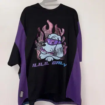 ililil [  ] x GALFY 콜라보 빅 실루엣 TEE