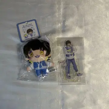 블루 록 호시 료 산리오 아크릴 스탠드 봉제 인형