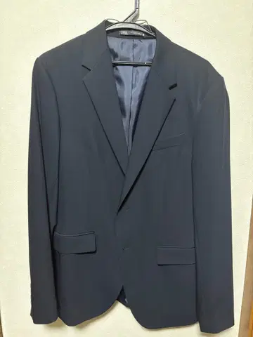 ZARA 네이비 슬림핏 자켓
