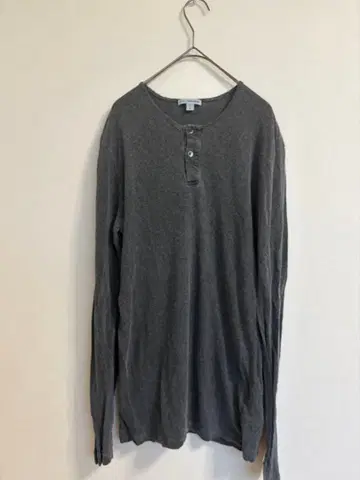 제임스 퍼스 코튼 헨리넥 풀오버 다크 그레이