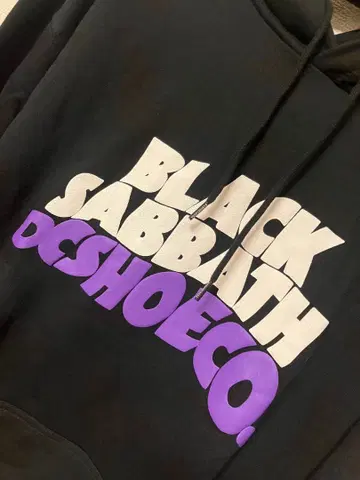 DC SHOES x BLACK SABBATH 콜라보 후드티