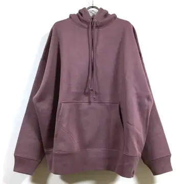 새상품 속기모 빅 실루엣 후드티 무지 남성용 멀로 와인 XL