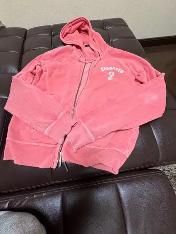 Dsquared2 핑크 집업 후드티