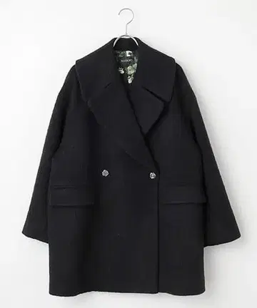 INGEBORG [ 알파카 루프 빅 칼라 코트 ]