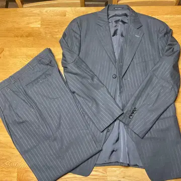 MEN'S TENORAS 그레이 스트라이프 수트 LL 사이즈 5