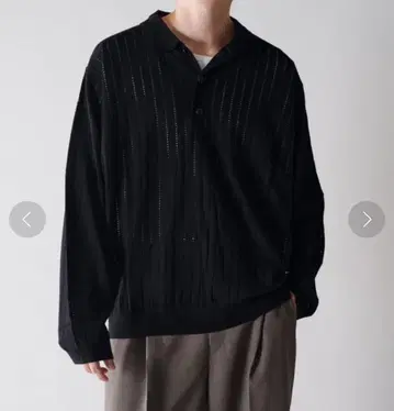 Lui's  니트 피케 셔츠 새상품