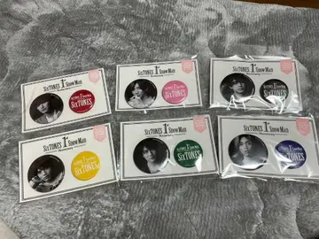 SixTONES 1st anniversary 캔뱃지, 스티커 세트