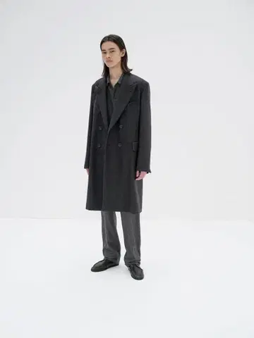 LIGHT MELTON CHESTERFIELD COAT size 3