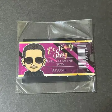EXILE ATSUSHI EX FAMILY PARTY 회장 한정 스티커